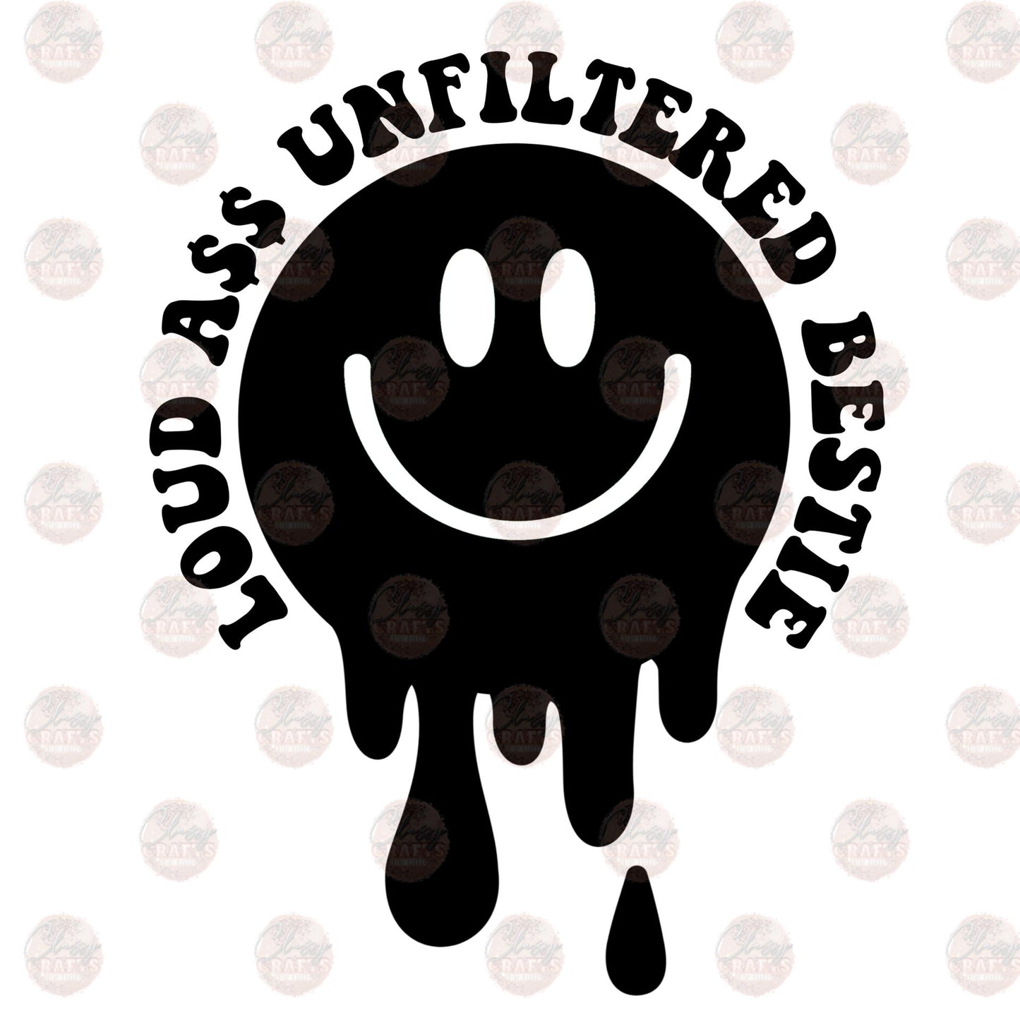 Loud Ass Bestie Matching Pocket Transfer