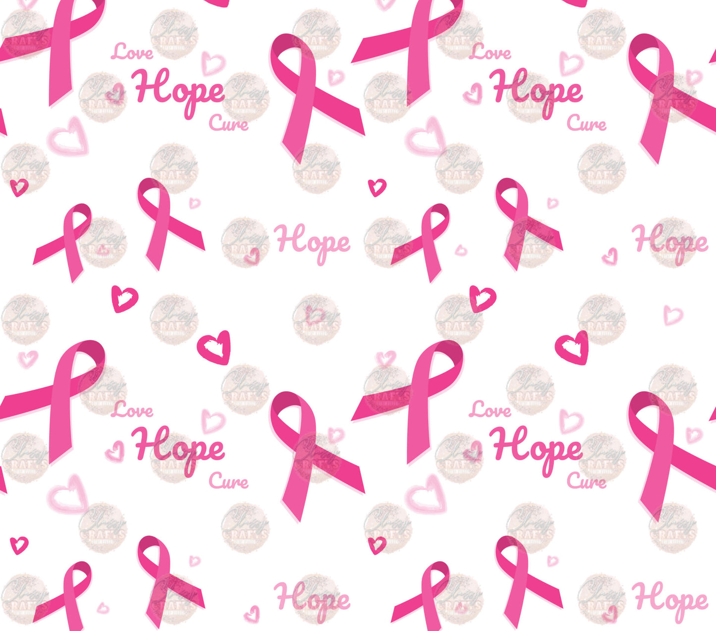 Love Hope Cure Tumbler Wrap