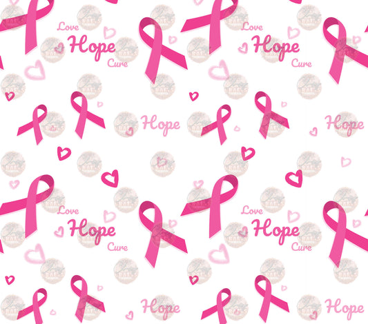 Love Hope Cure Tumbler Wrap