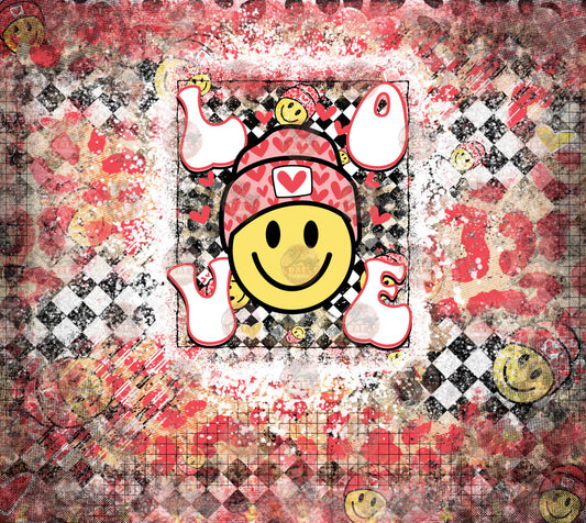 Love Smiley Tumbler Wrap