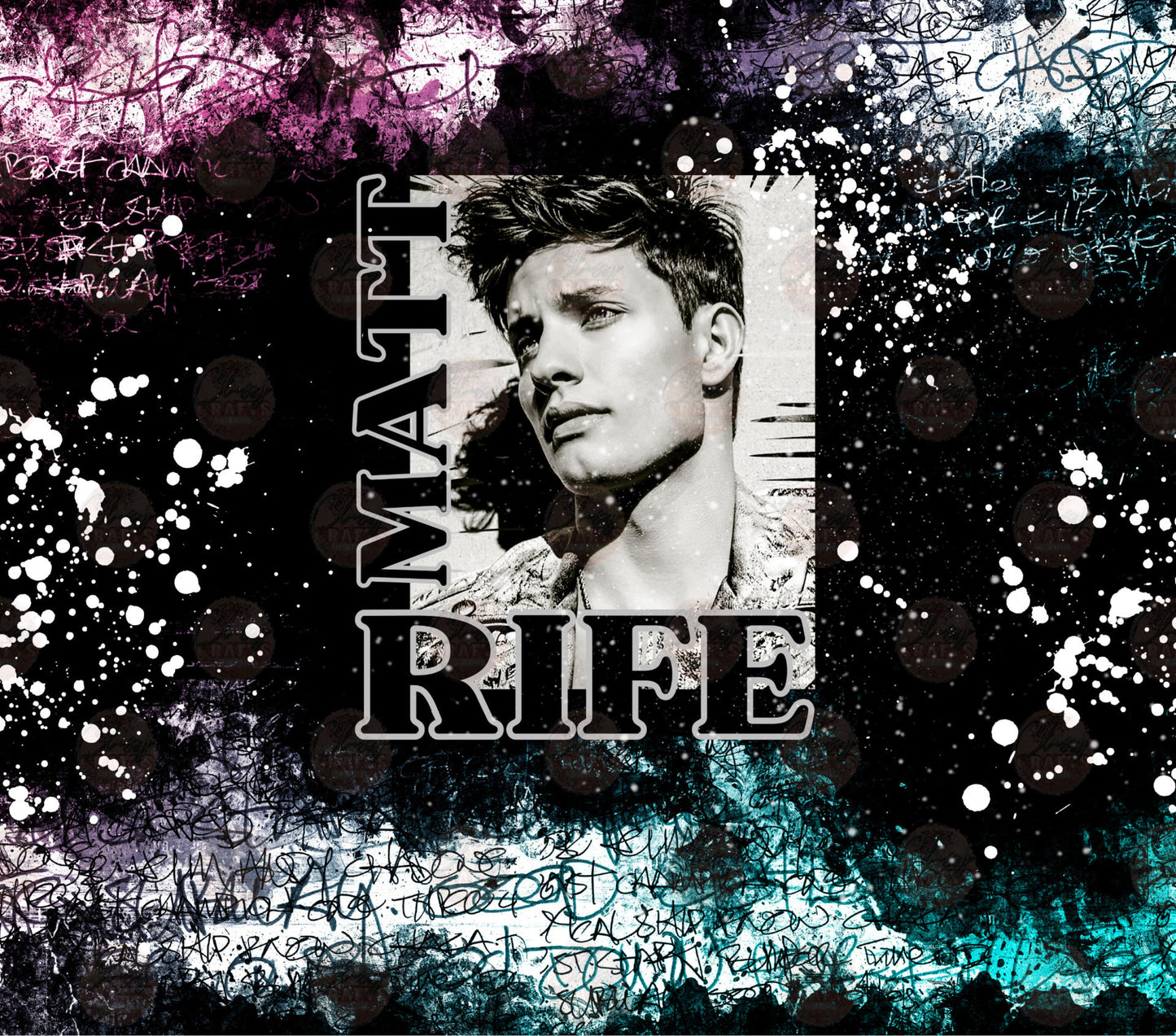 M.R. Graffiti Tumbler Wrap