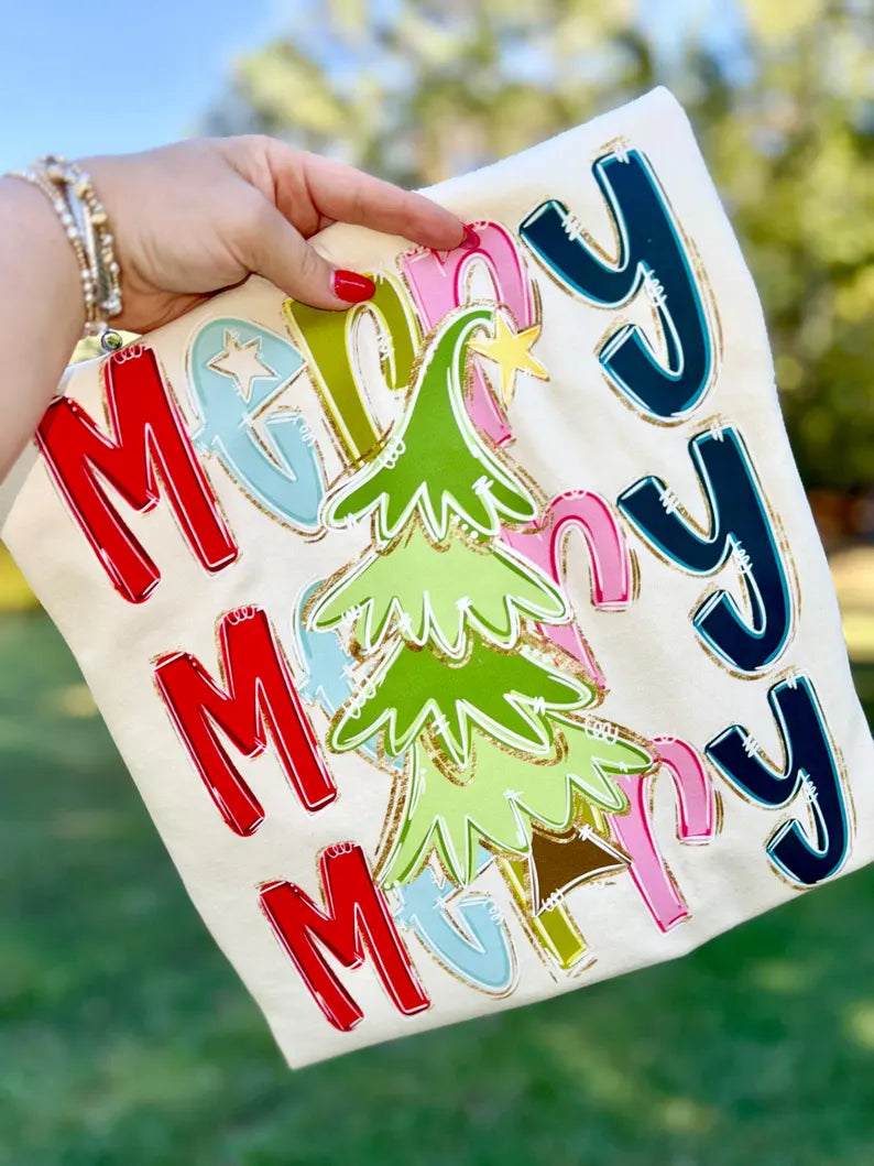 MERRY WITH TREE TRANSFER