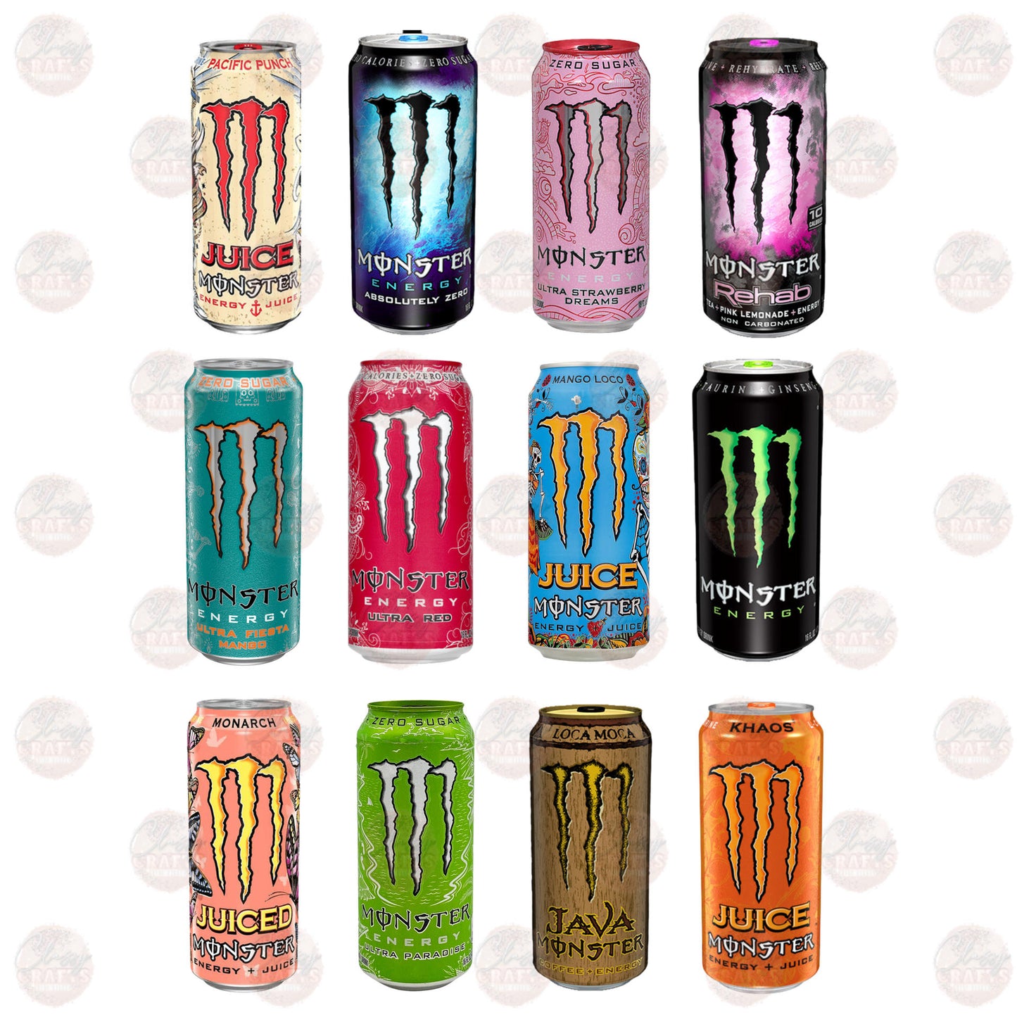 M Energy Drink Transfer