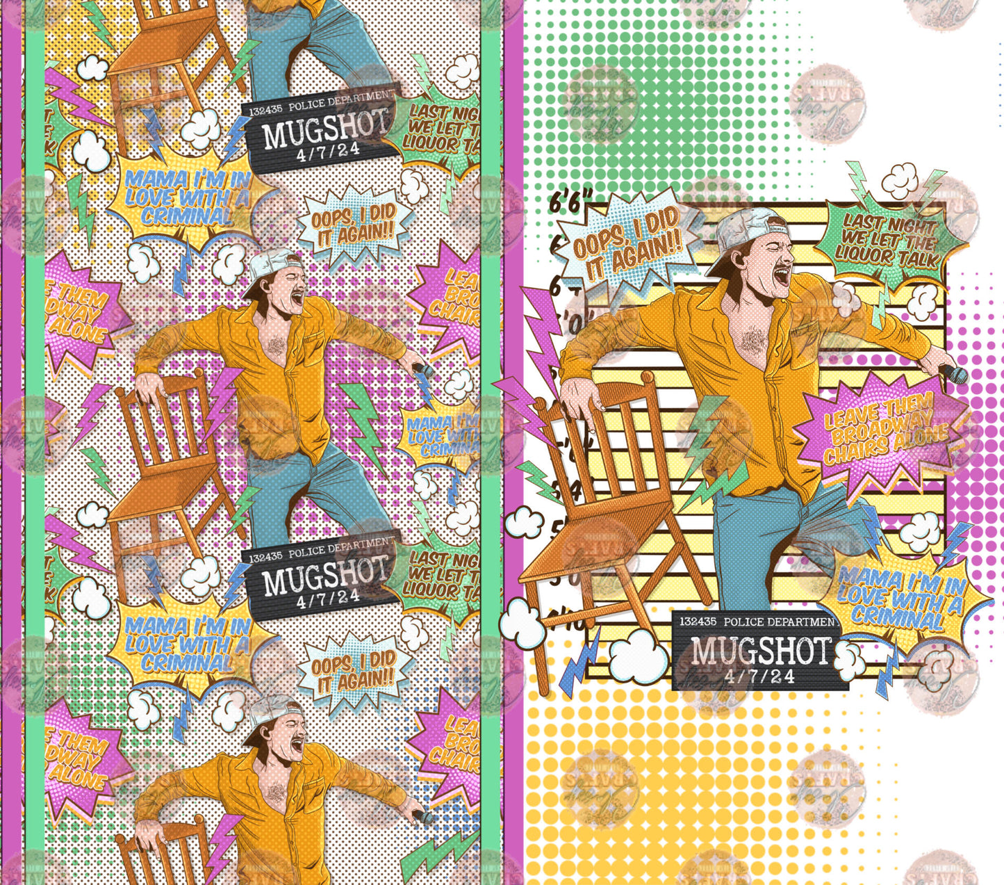 MW Mugshot Tumbler Wrap