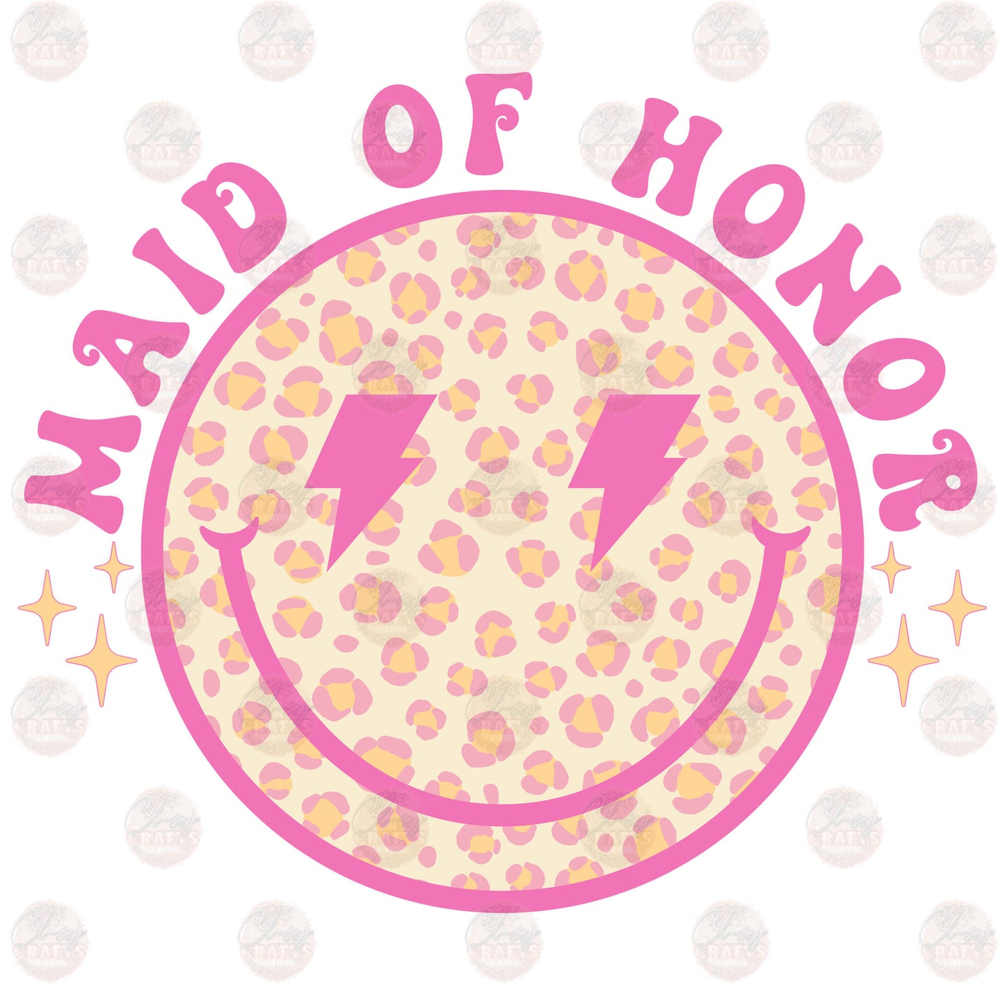 Maid Of Honor Smiley Transfers