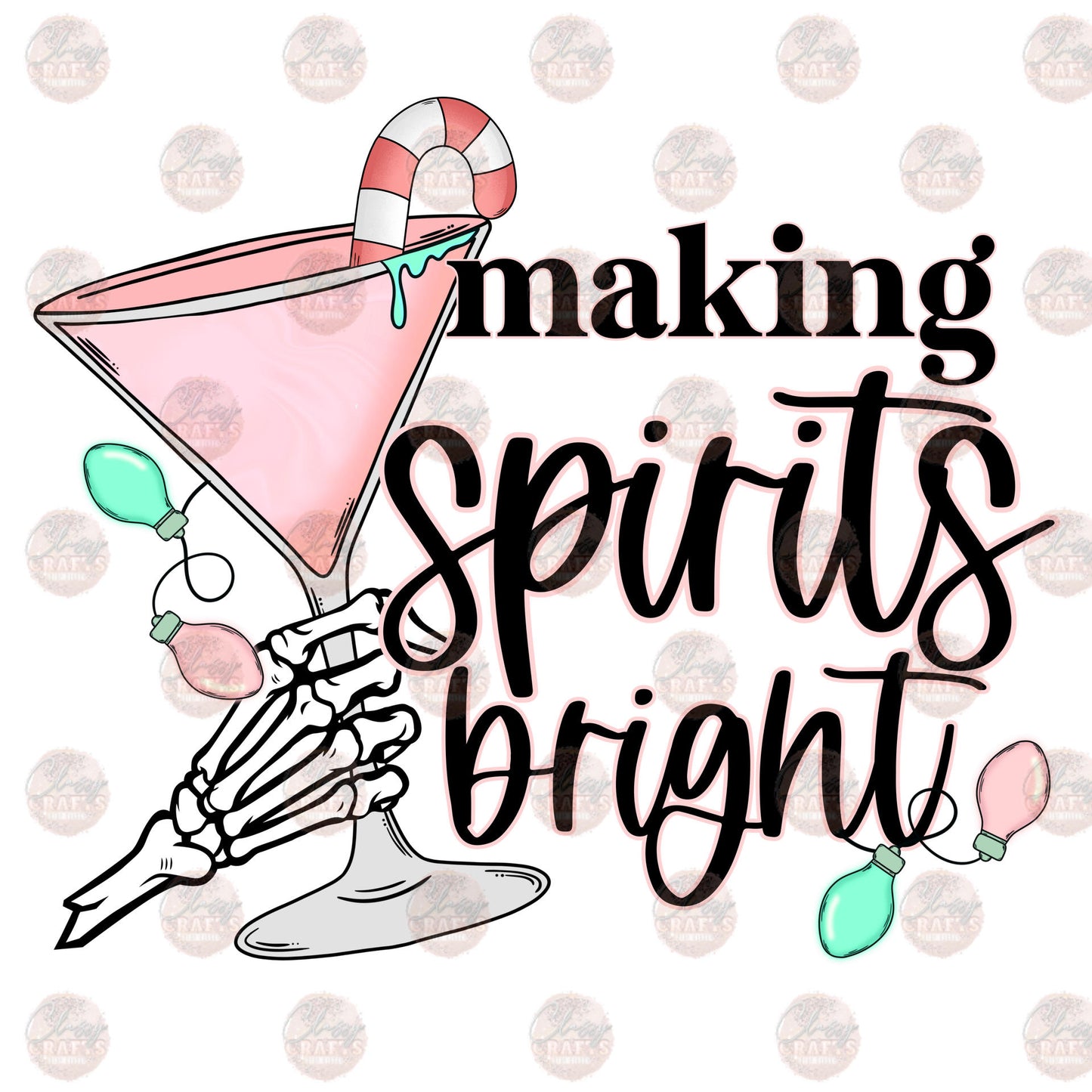 Making Spirits Bright Transfer