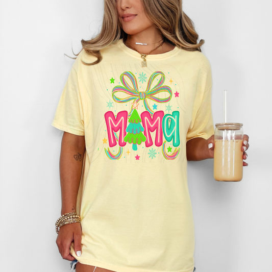 Mama Tree Bow Transfer