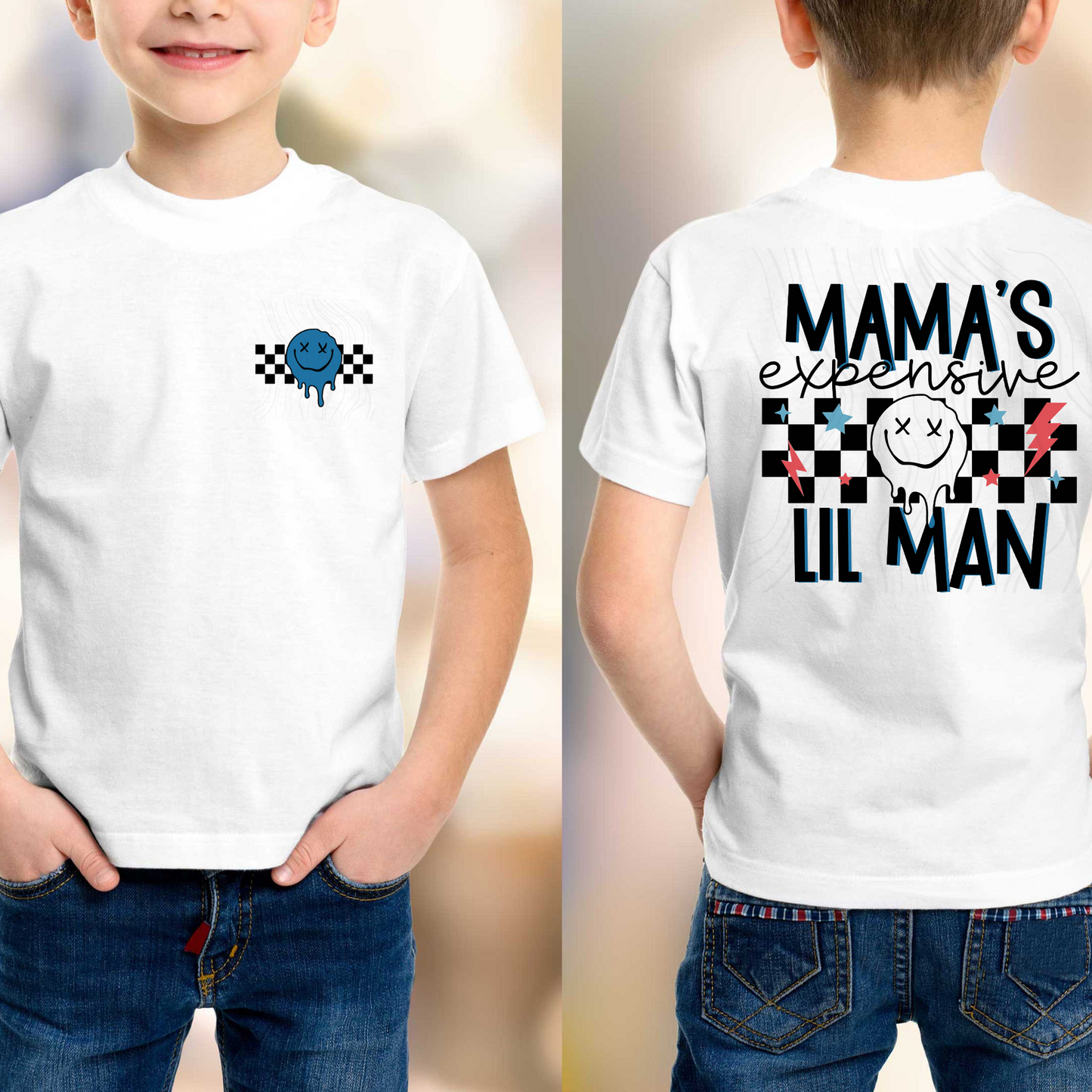 Mamas Expensive Little Man Transfer ** TWO PART* SOLD SEPARATELY**