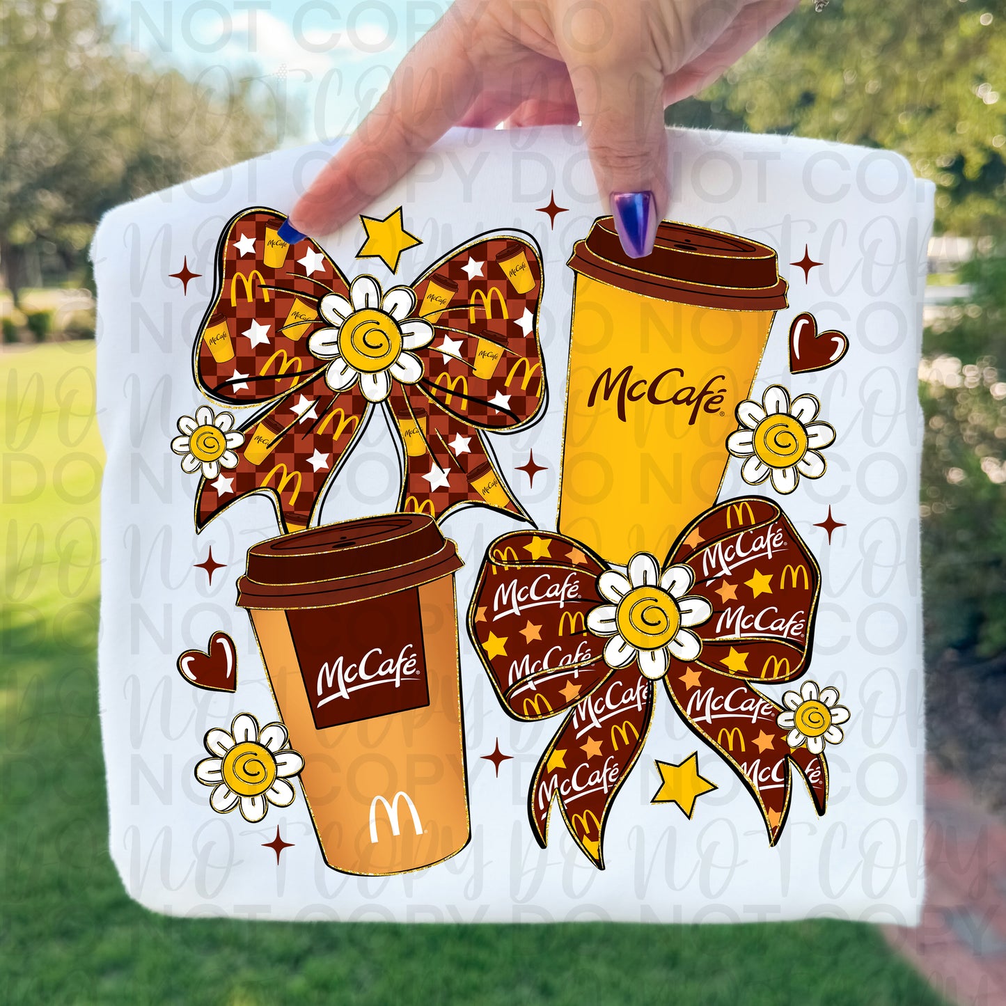 McD Coquette Coffee Transfer