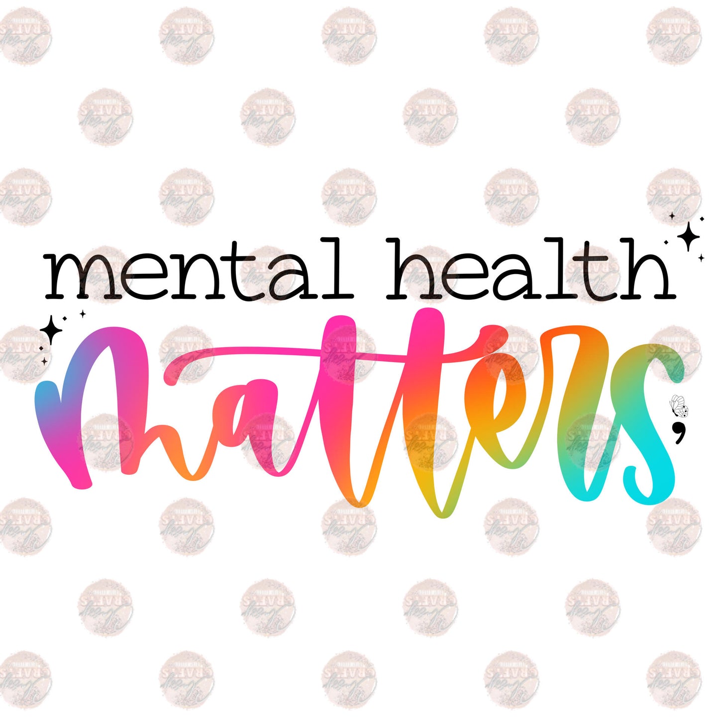 Mental Health Matters neon Transfer