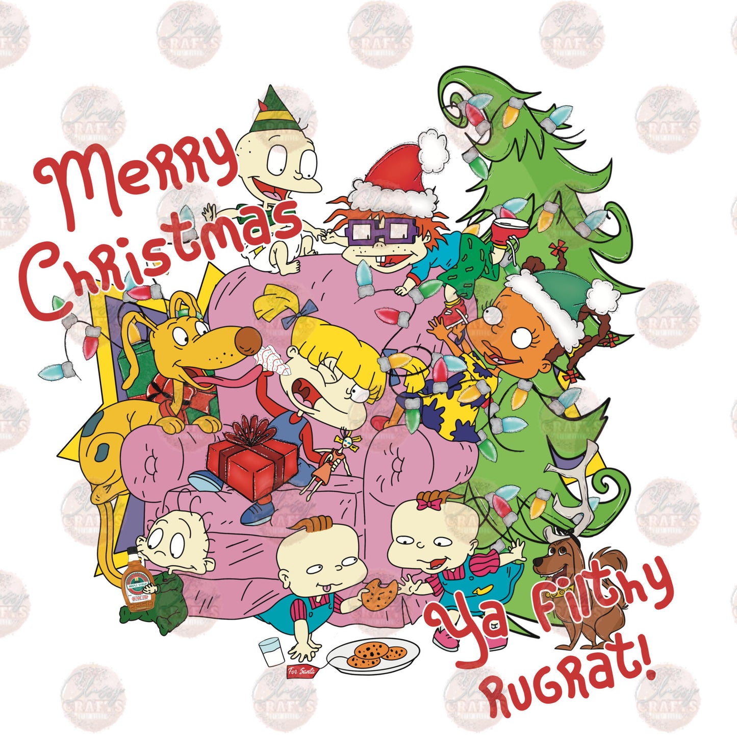 Merry Christmas You Filthy Babies Transfer