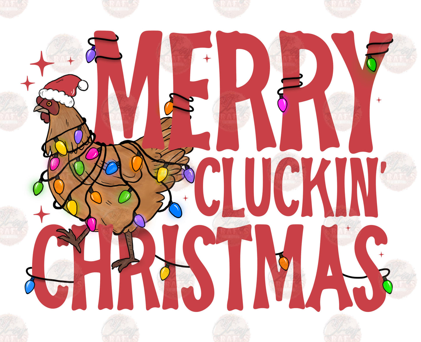 Merry Cluckin' Christmas Transfer