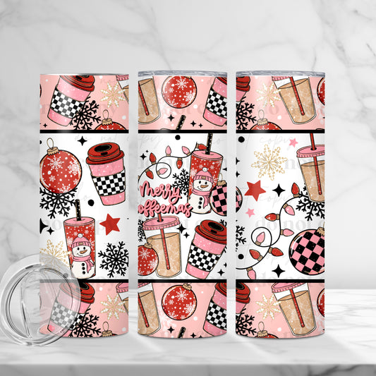 Merry Coffeemas Wrap Tumbler Transfer