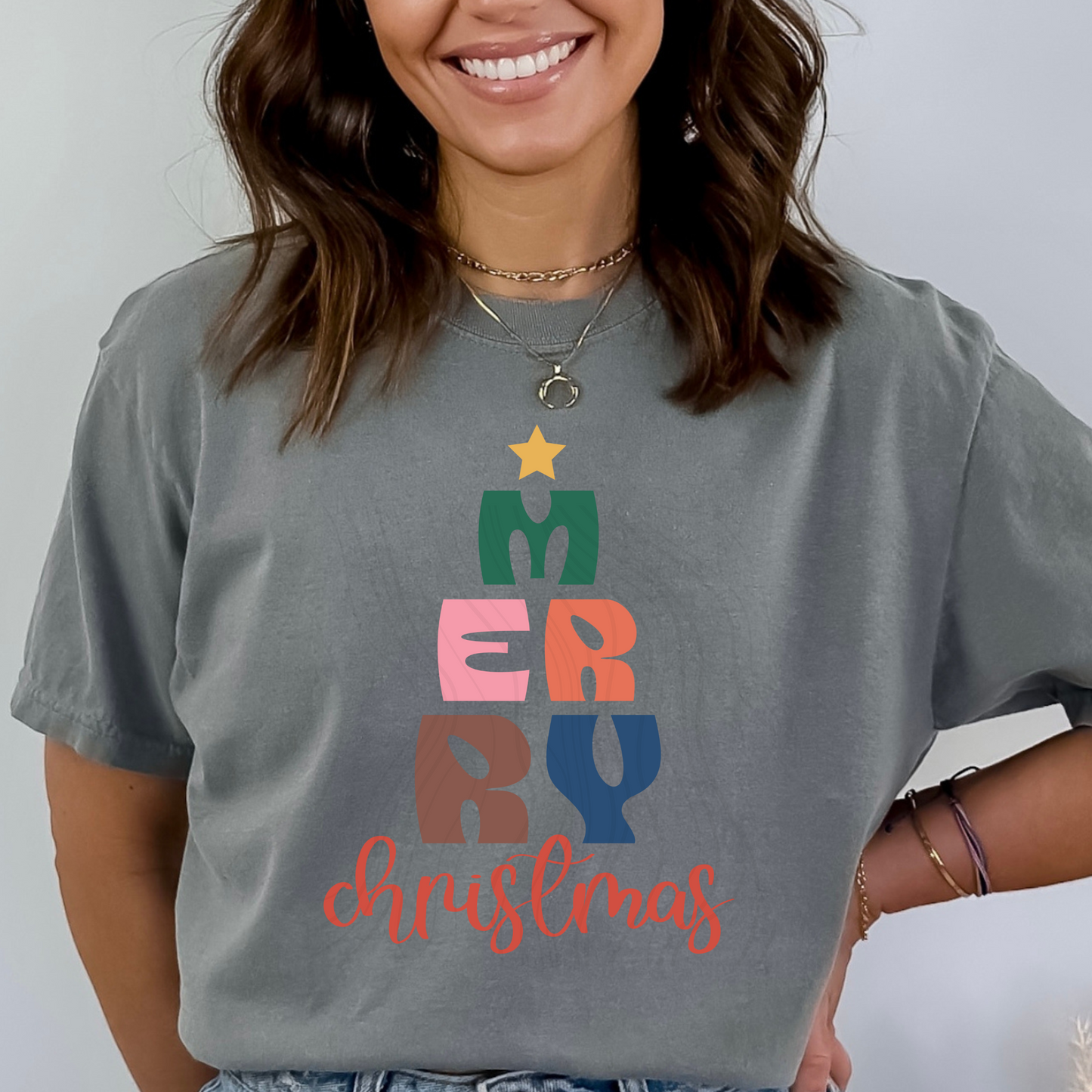 Merry Colorful Star Transfer