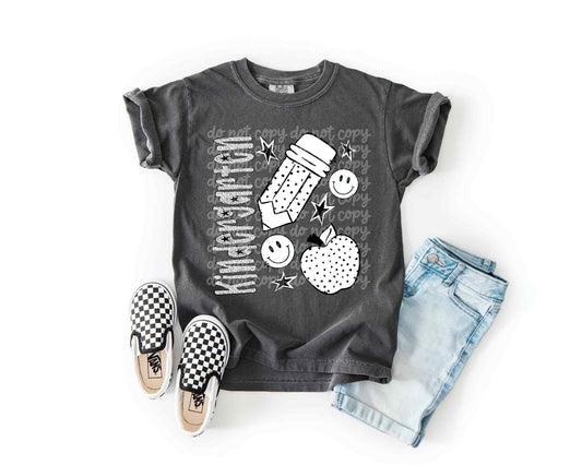 Kindergarten BW Dottie Transfer