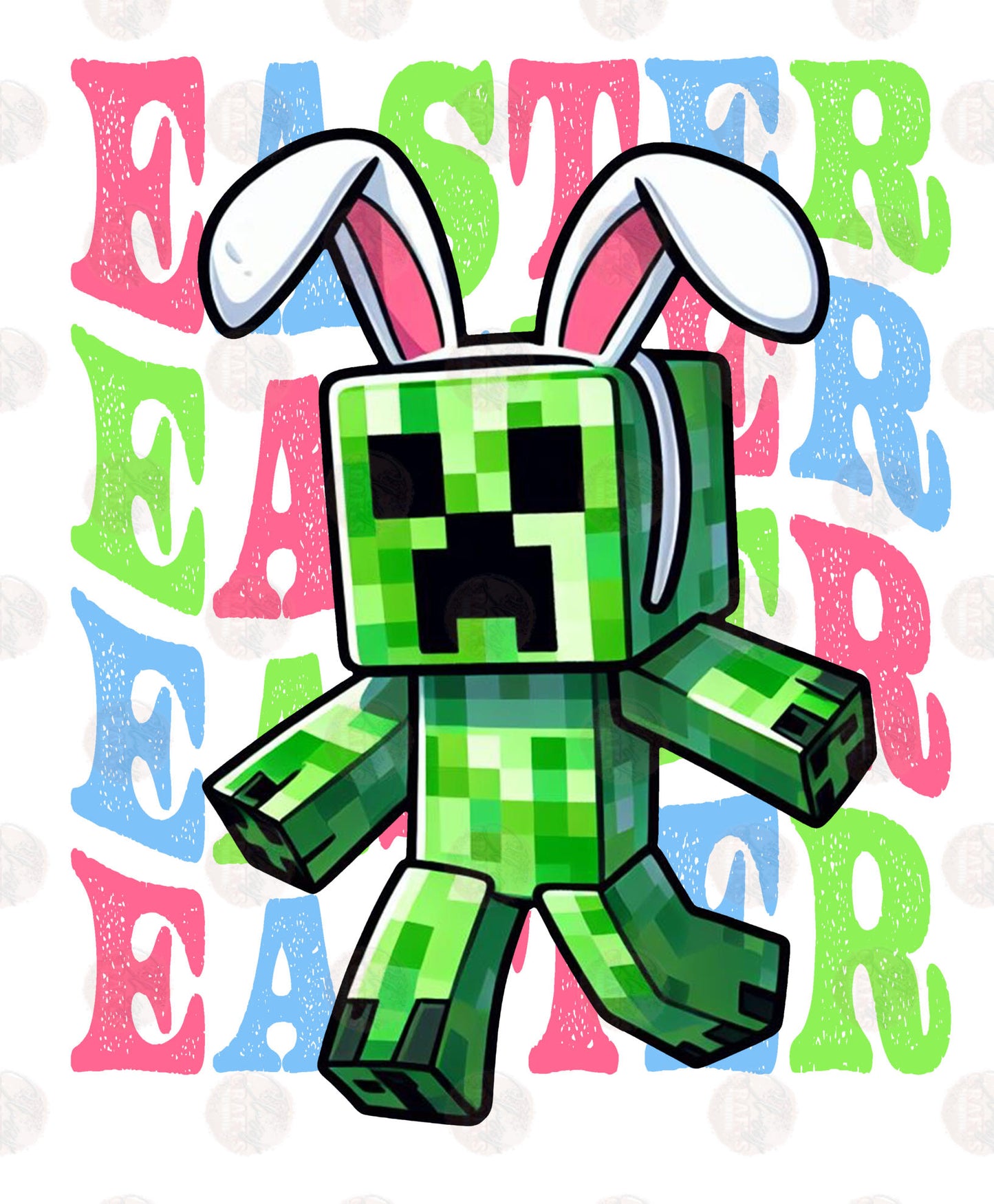 Mine Bunny 2 Easter **Two Part*Sold Separately** Transfer