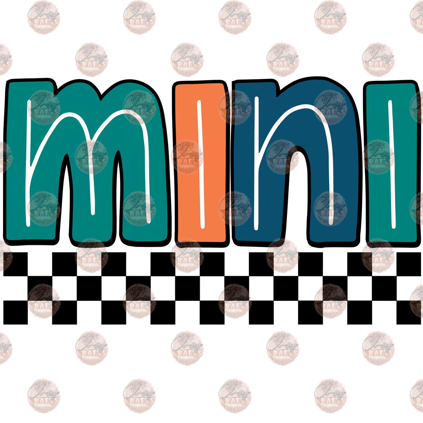 Mini Checkered Transfer