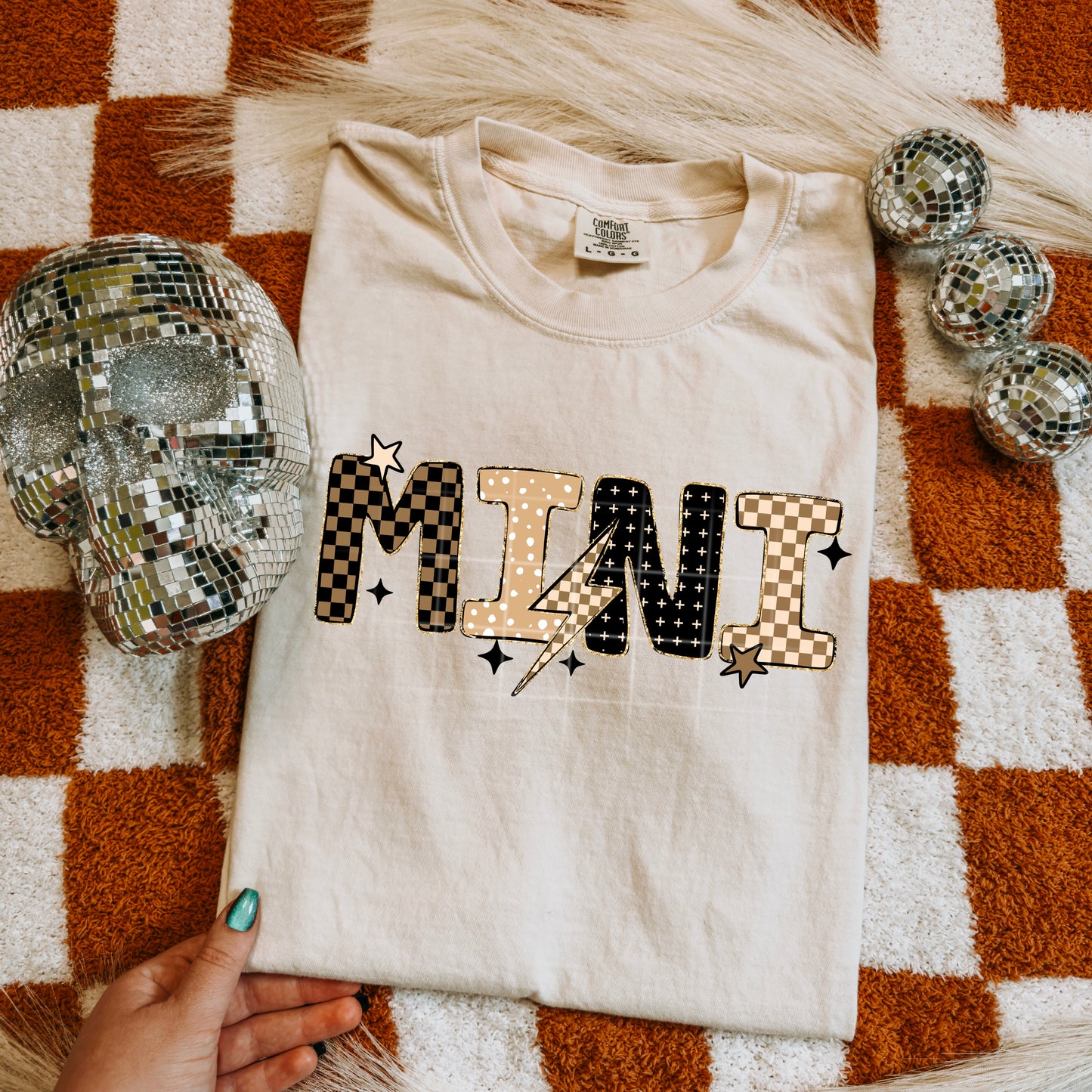Mama And Mini With Lightning Bolt Transfer