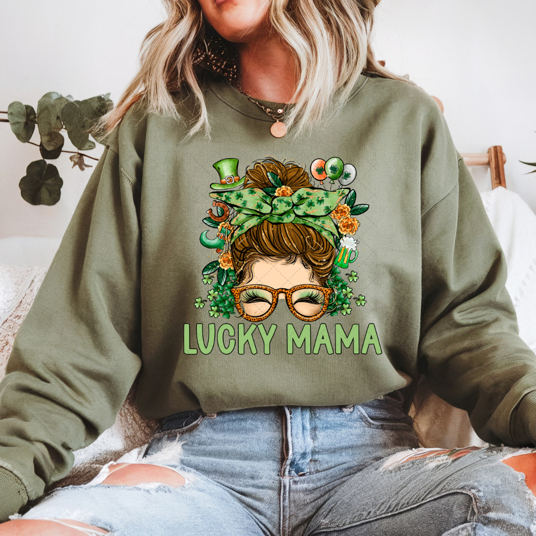Lucky Mama Messy Bun Transfer