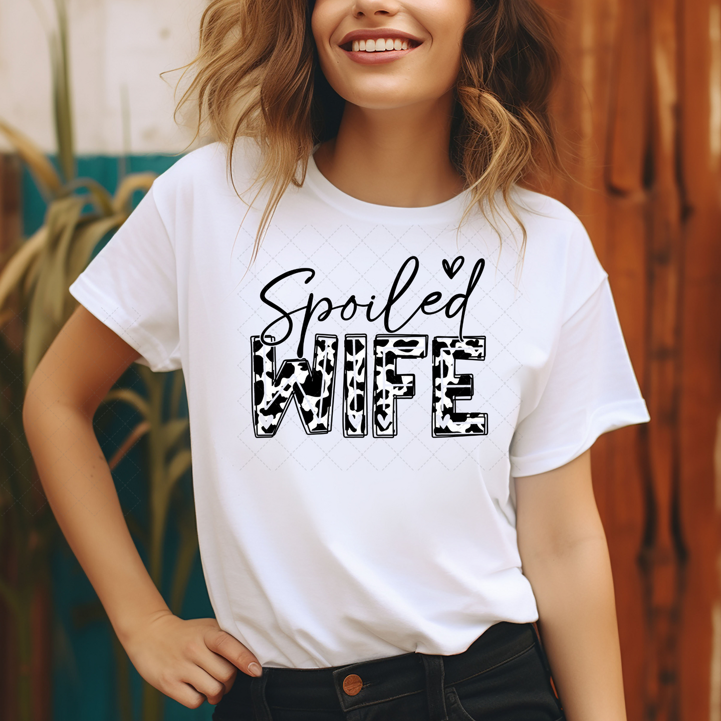 Spoiled Wife Cow Print Transfers