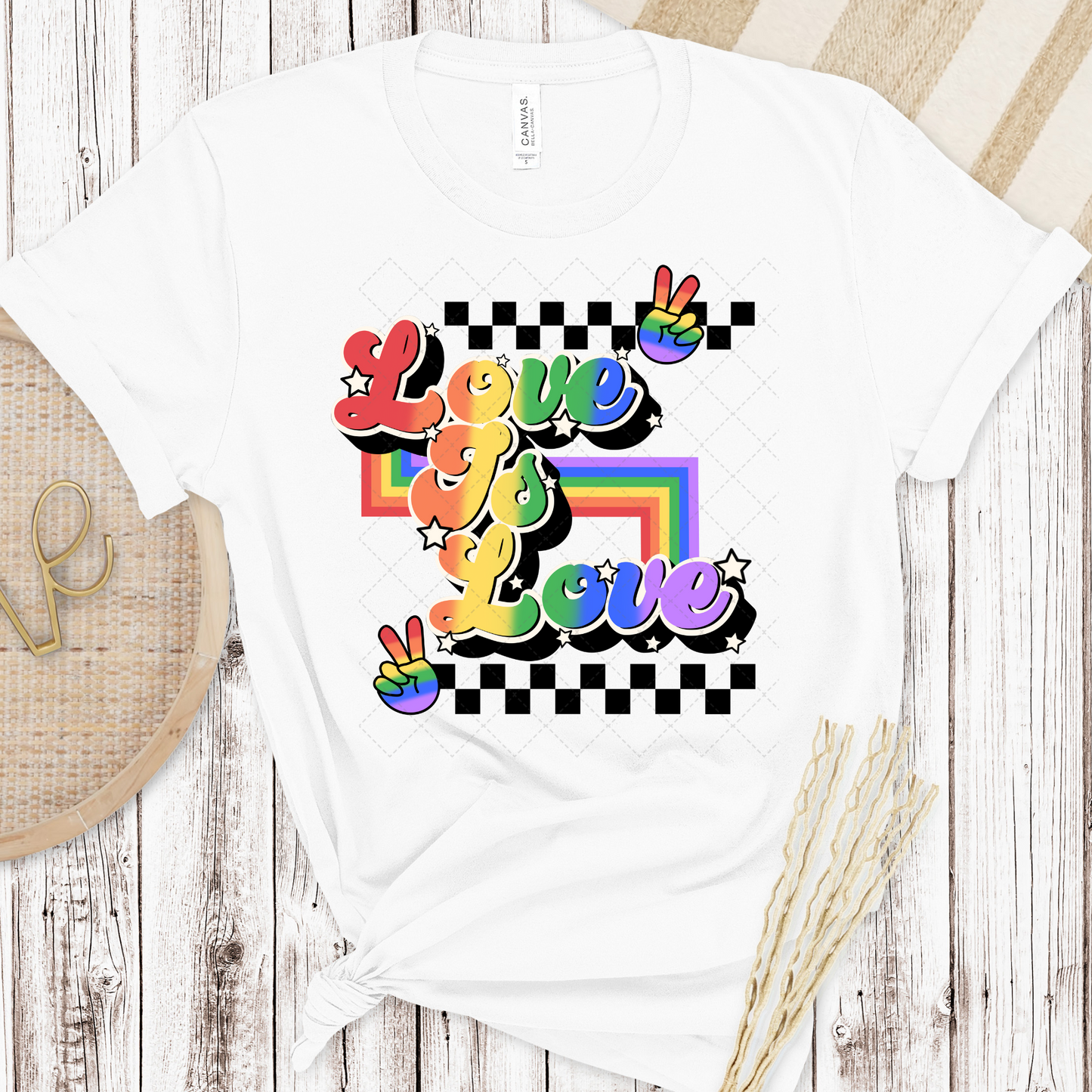 Love Is Love Retro Transfer