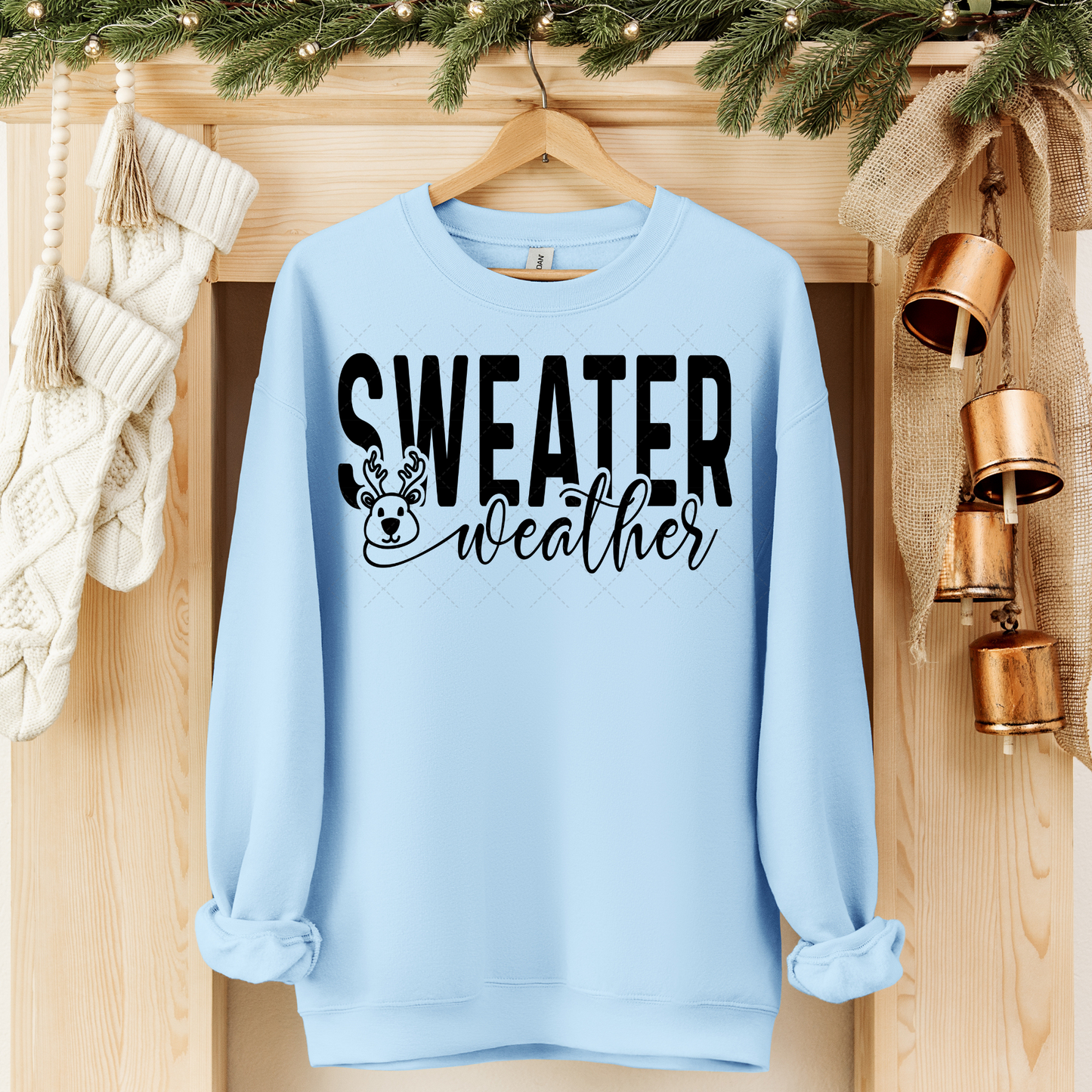 It's Sweater Weather Deer Transfer