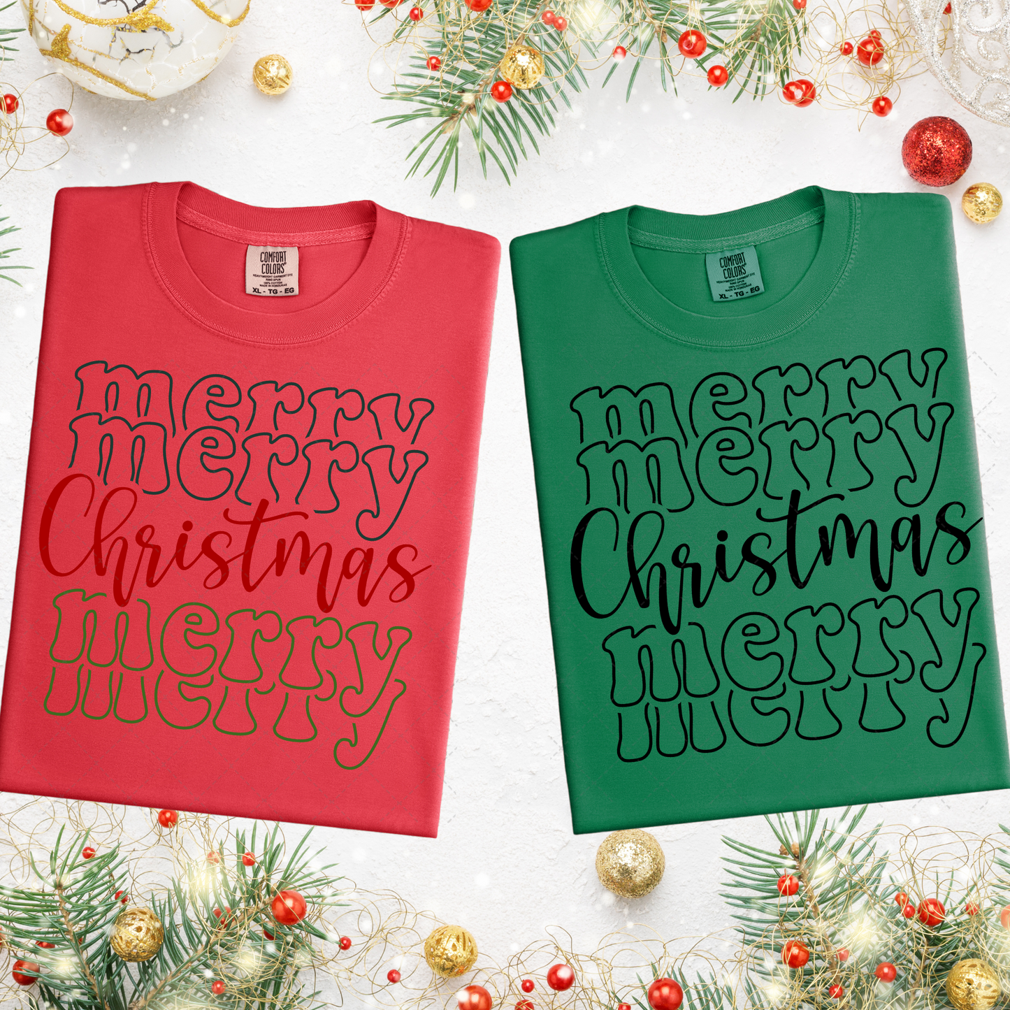 Merry Merry Christmas Transfer