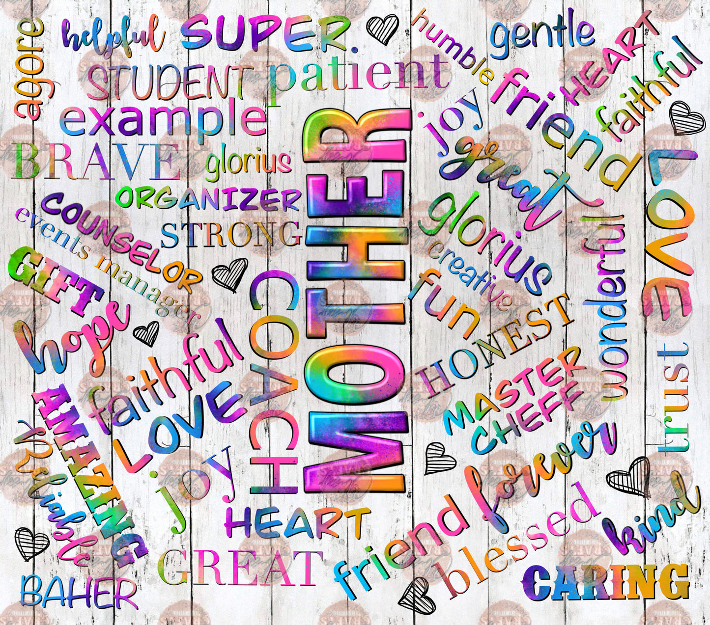 Mother Collage Tumbler Wrap