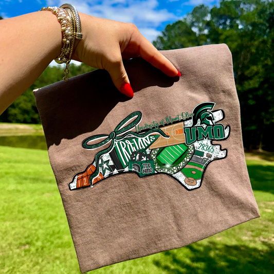 Mt Olive University Game Day Coquette Transfer