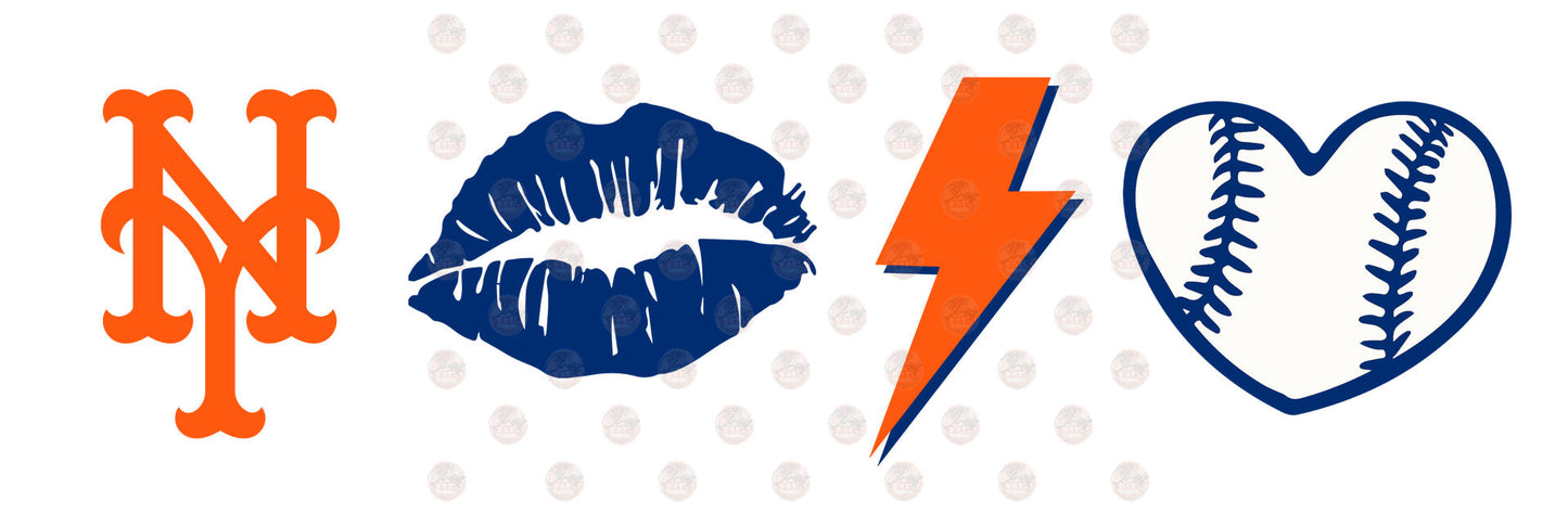 NY Baseball Retro Transfer