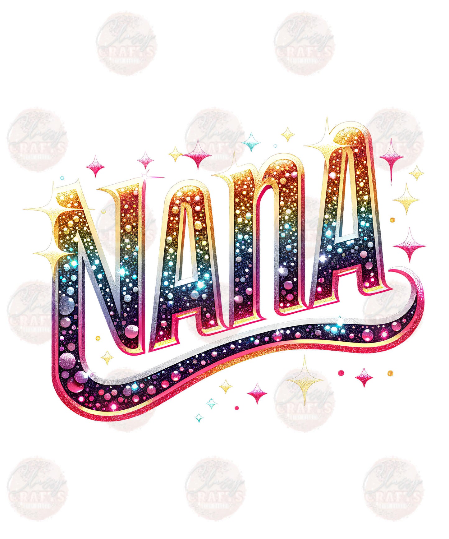 Nana Glitter Transfer