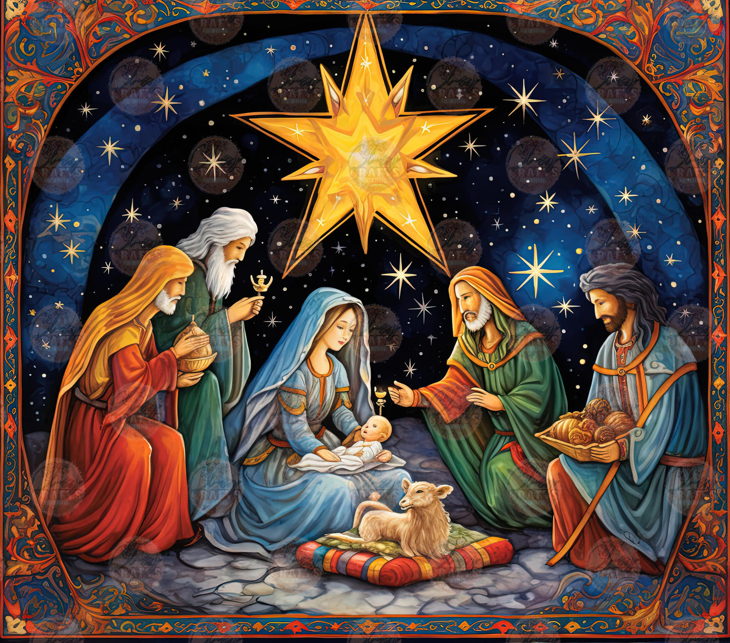 Nativity Tumbler Wrap