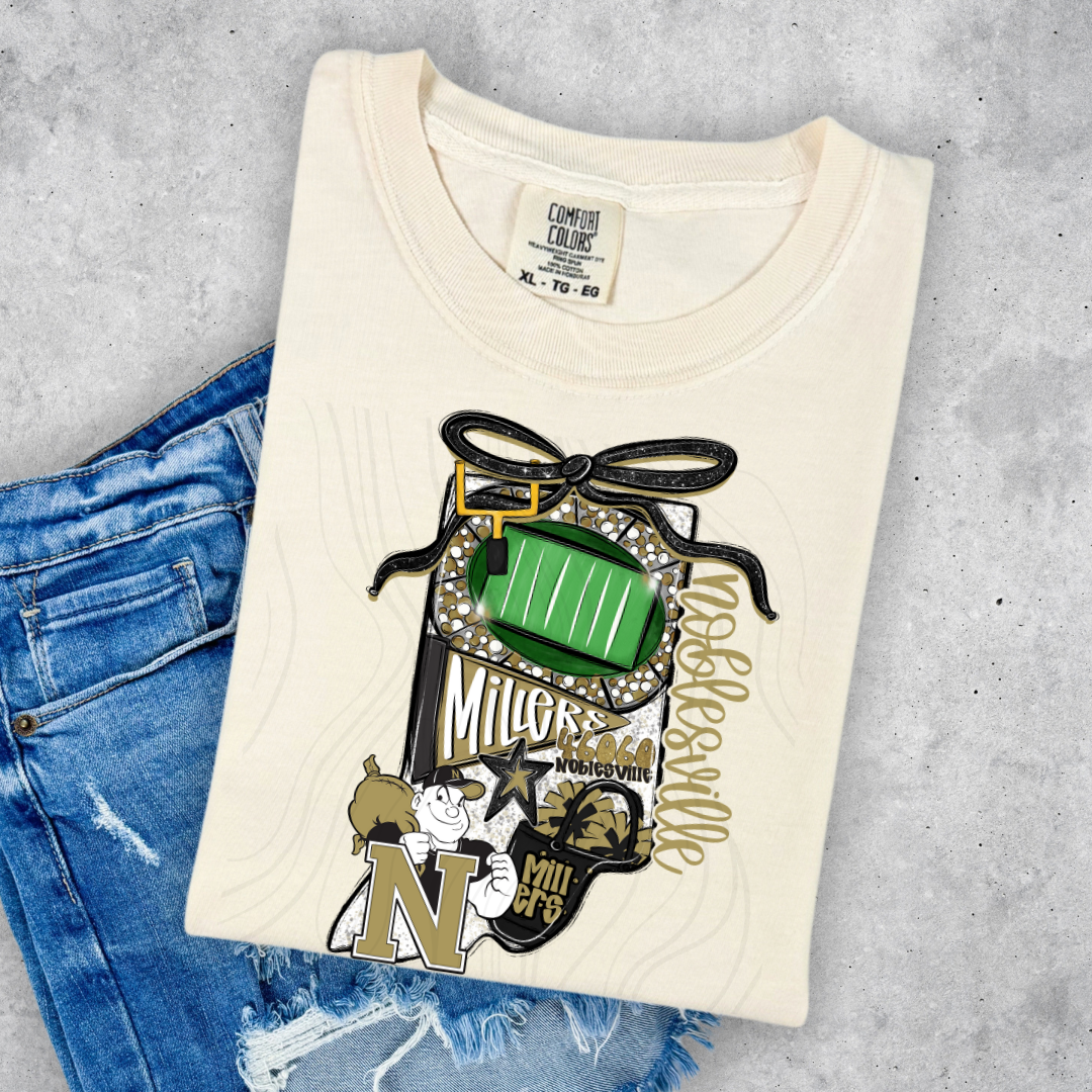 Noblesville Millers Game Day Coquette Transfer