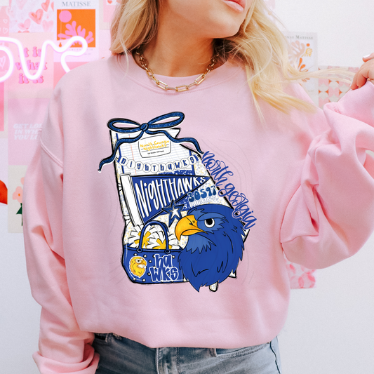 North Georgia Nighthawks Game Day Coquette Transfer