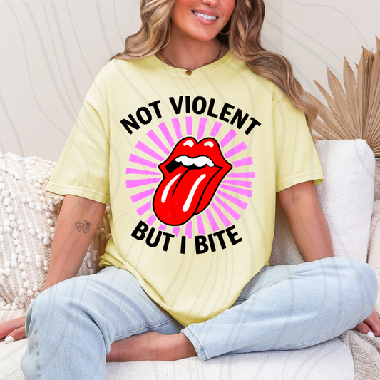 Not Violent But I Bite Transfer