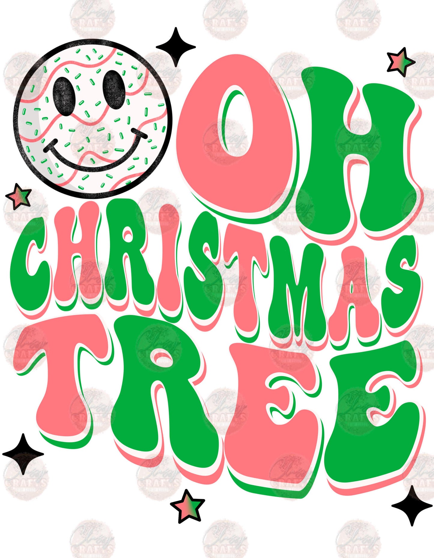 Oh Christmas Tree Transfer