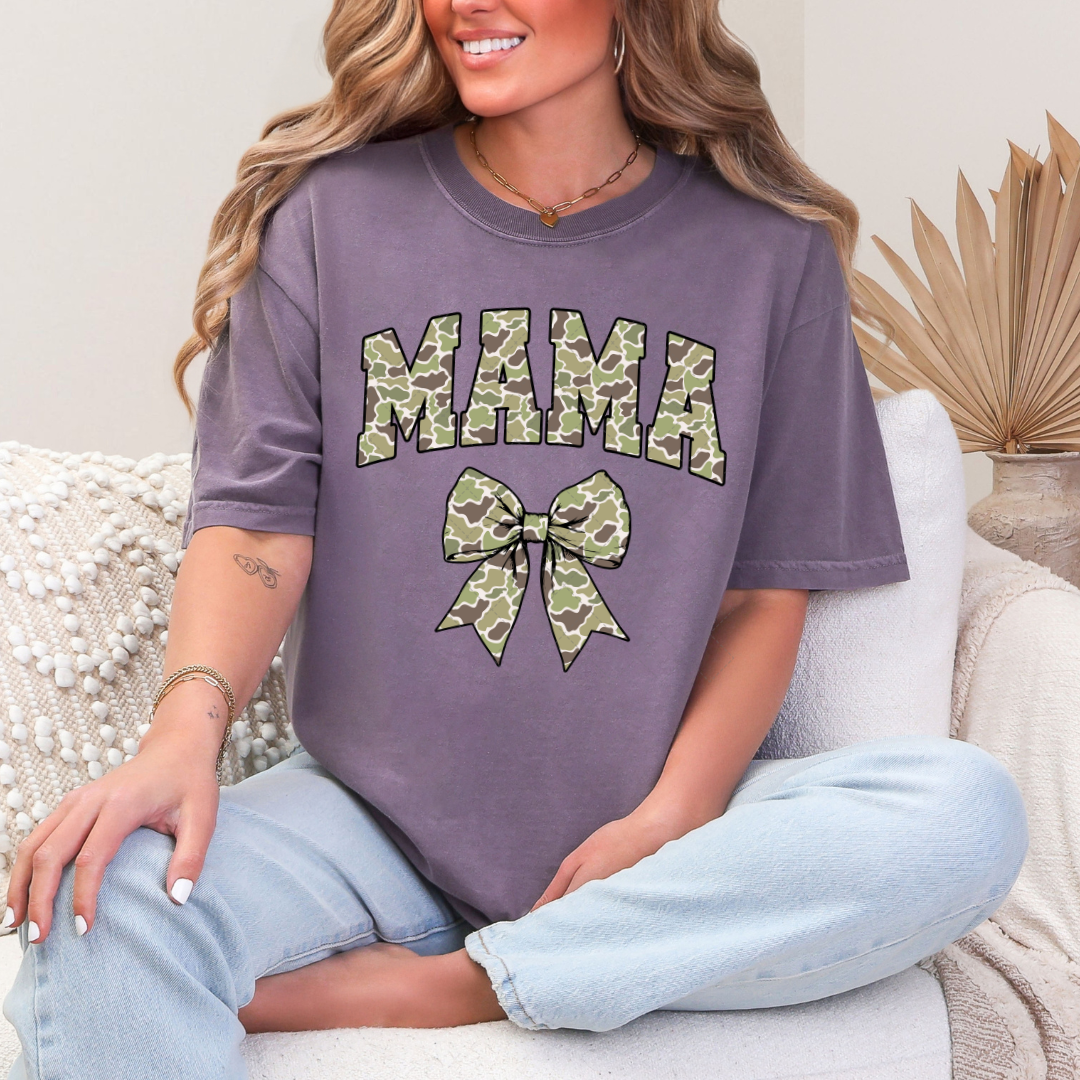 Old School Camo Mama Transfer