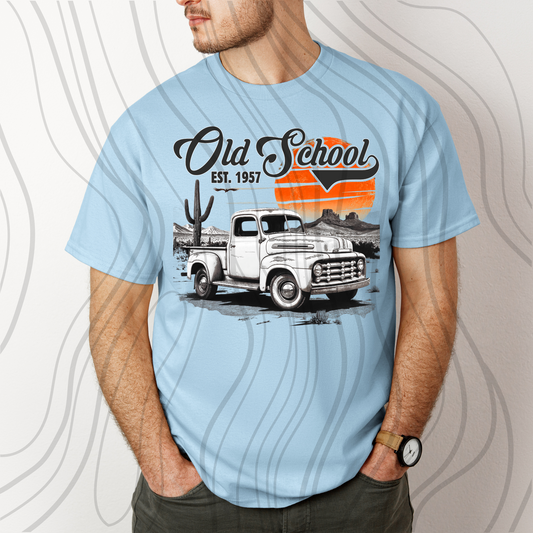 Old School Vintage Truck Transfer