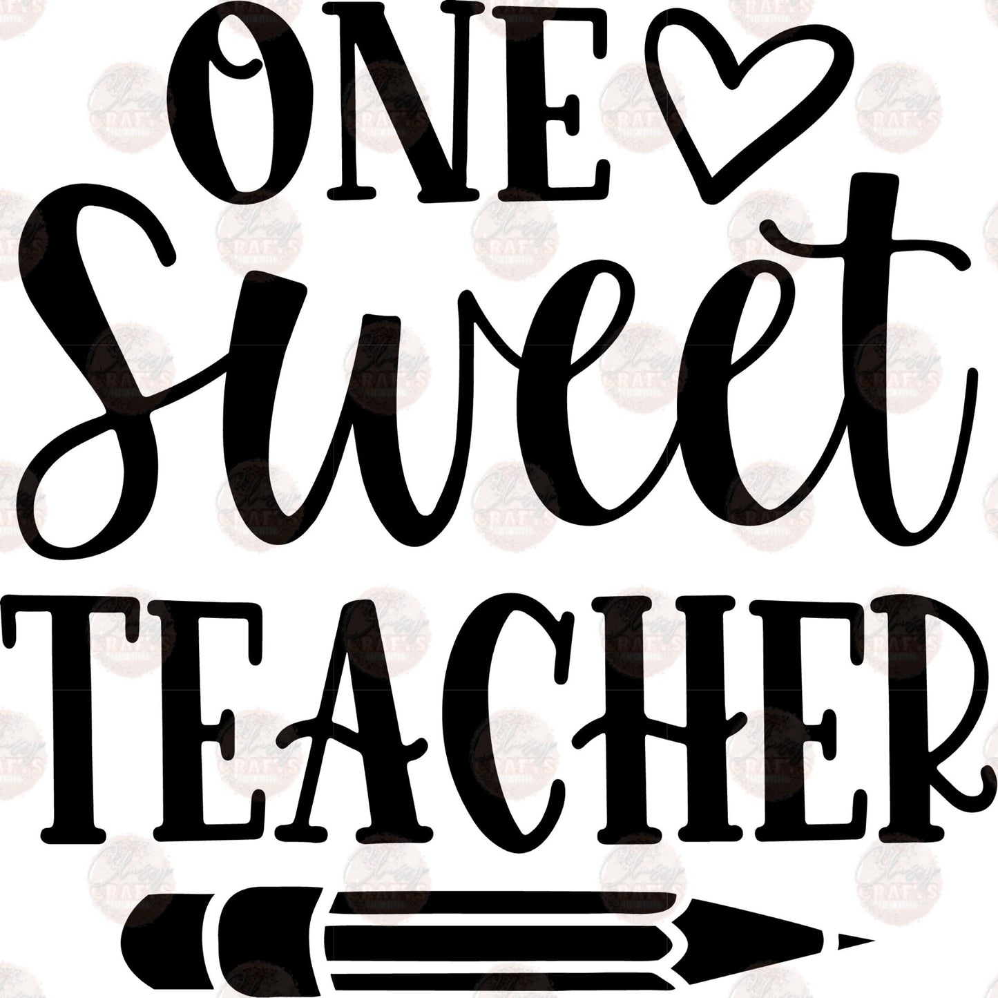 One Sweet Teacher Transfer