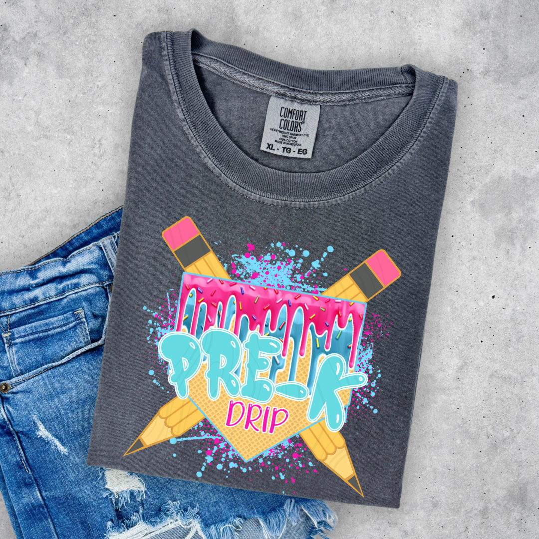 Grade Baseball Drip (Pre-k-1st) Transfer