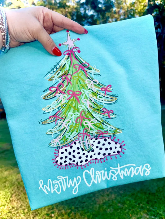 PREPPY MERRY CHRISTMAS TRANSFER