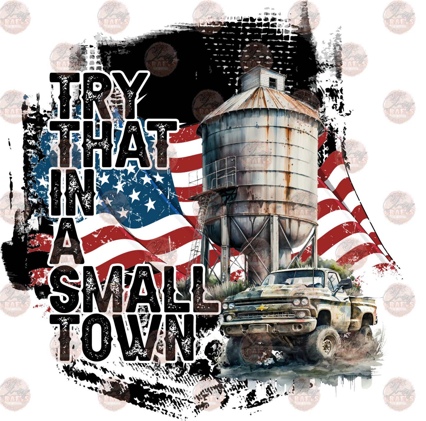Patriotic Small Town Transfer