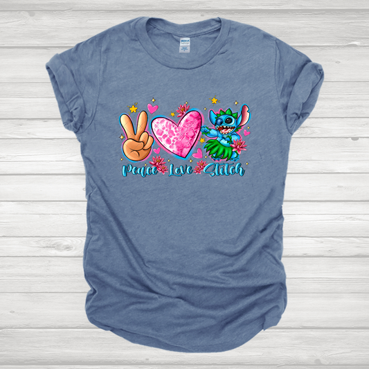 Peace Love Blue Koala Transfer