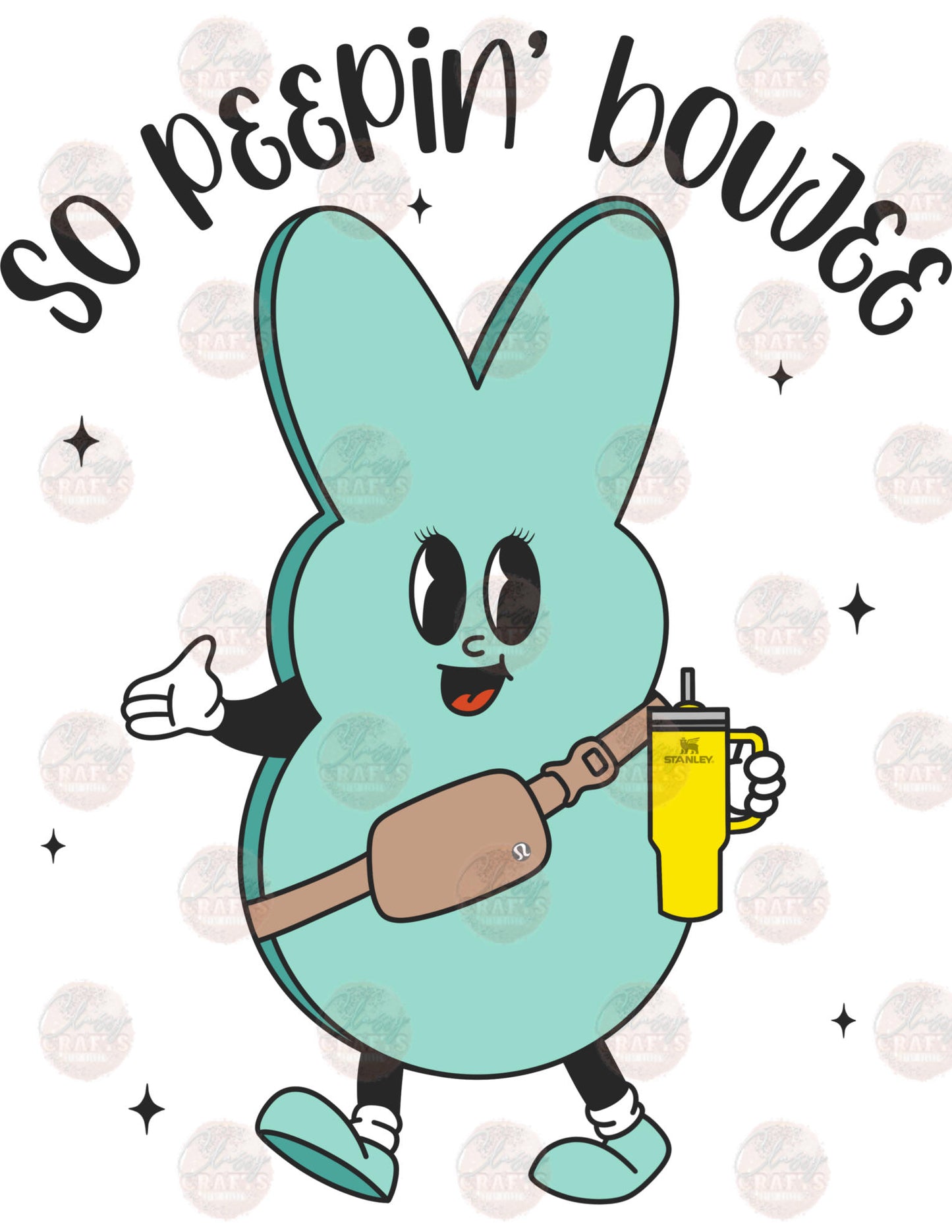 Peepin' Boujee Bunny Transfer