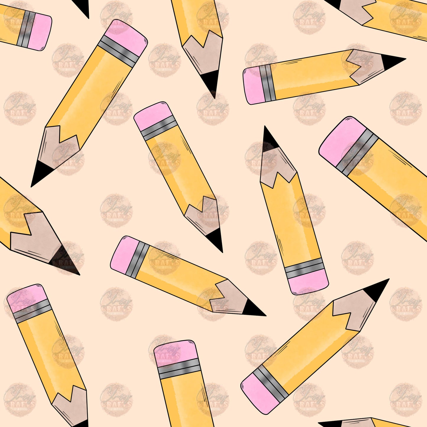 Pencils Seamless Wrap
