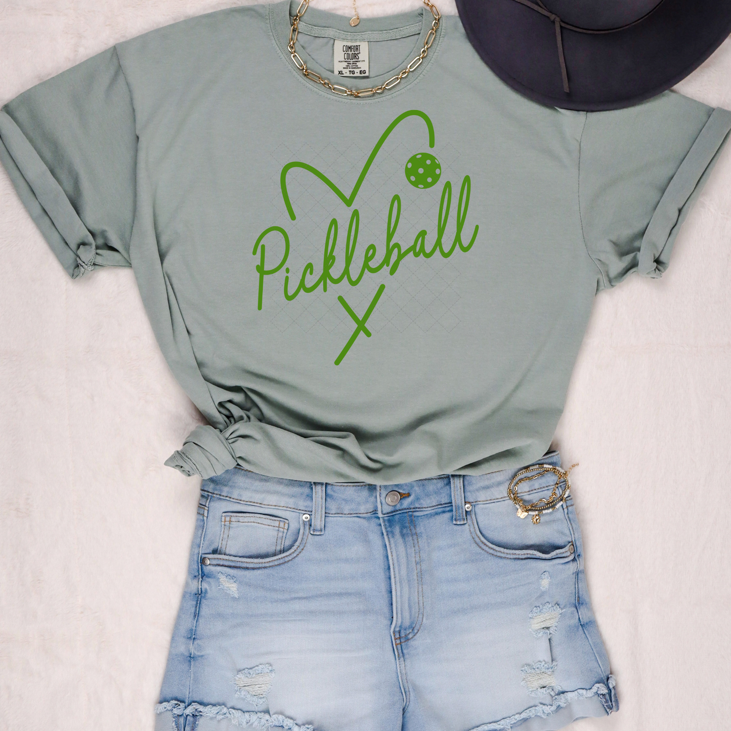 Pickleball Heart Transfer