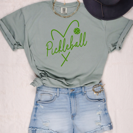 Pickleball Heart Transfer