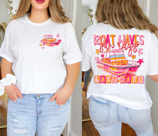 Boat Waves Transfer ** TWO PART* SOLD SEPARATELY**