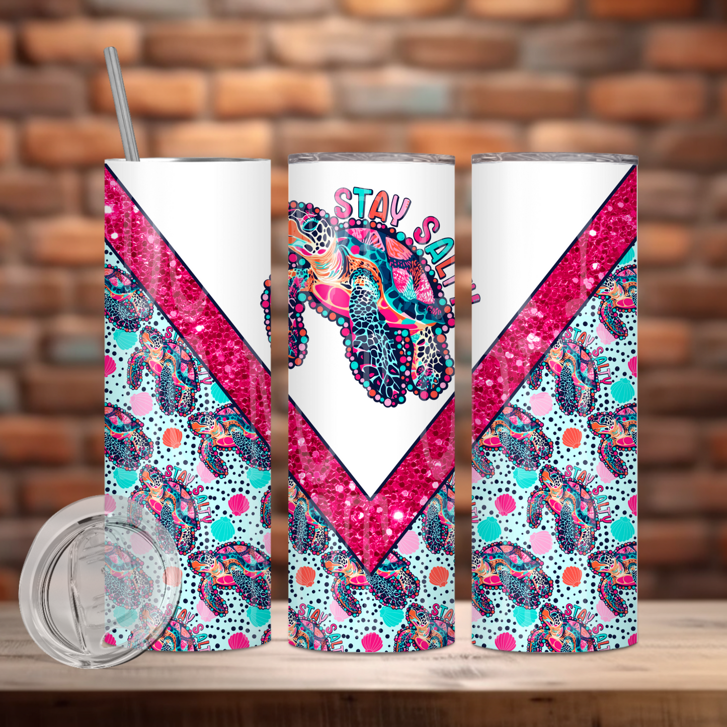 Stay Salty Tumbler Wrap Transfer