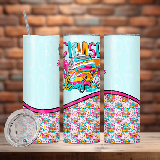 Cruise Life Tumbler Wrap Transfer